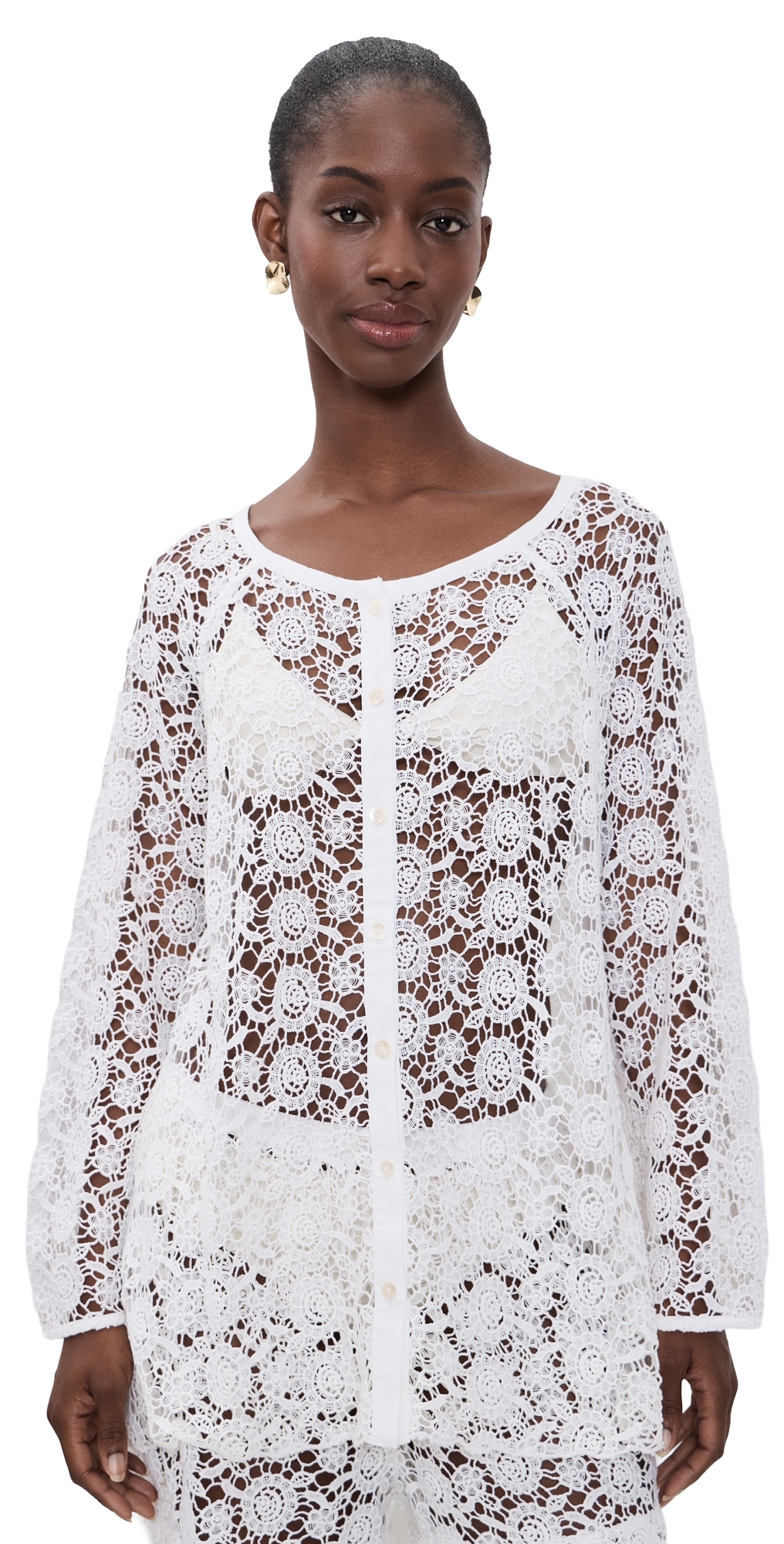 Cosima Cardigan White L