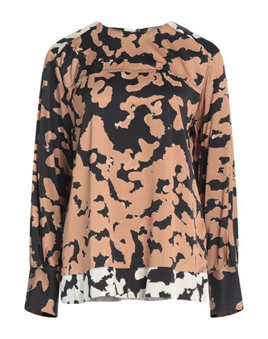 Liviana Conti Woman Top Camel Size 6 Viscose, Elastane