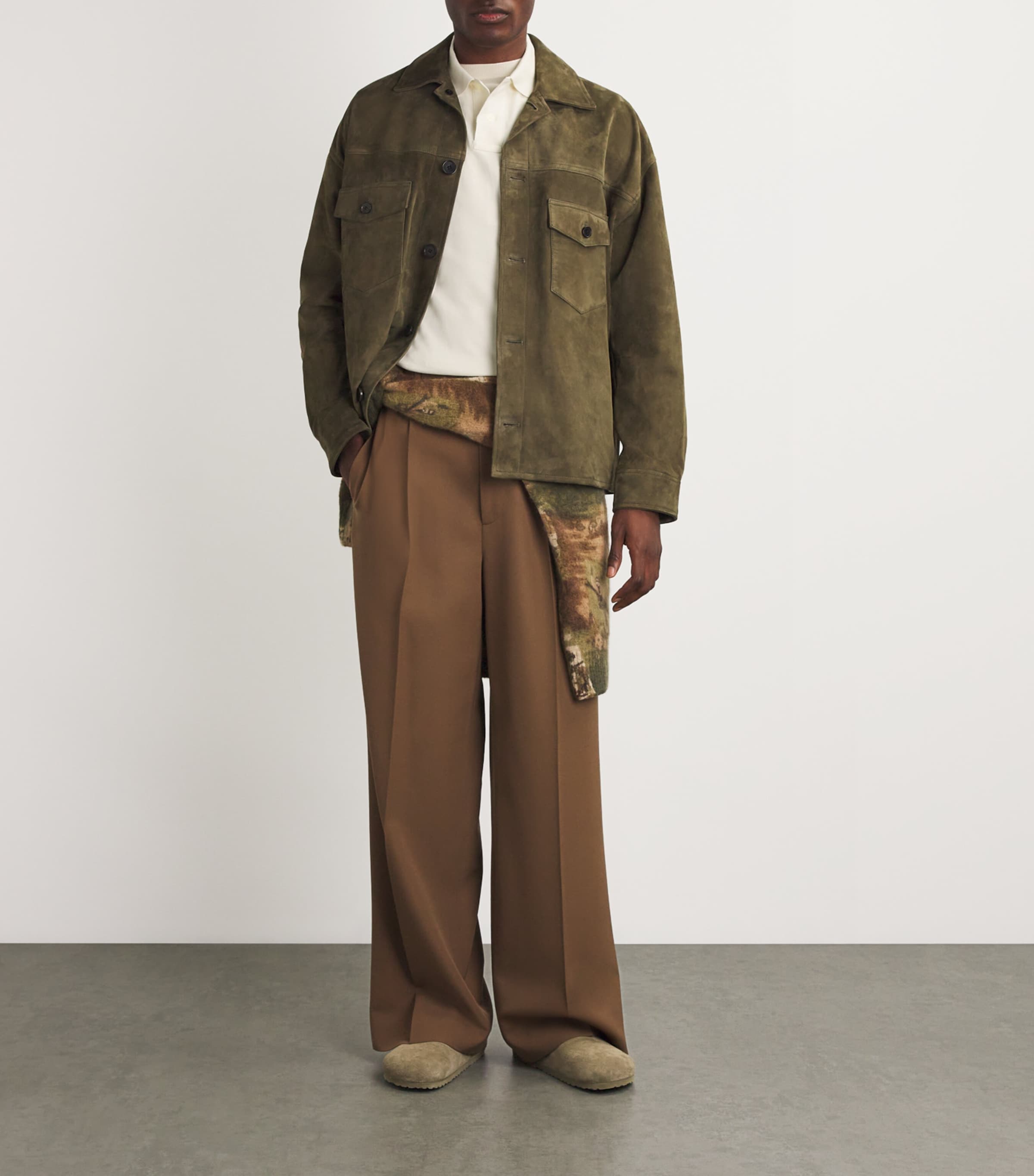 Cotton Mesh Slim-Fit Polo Shirt