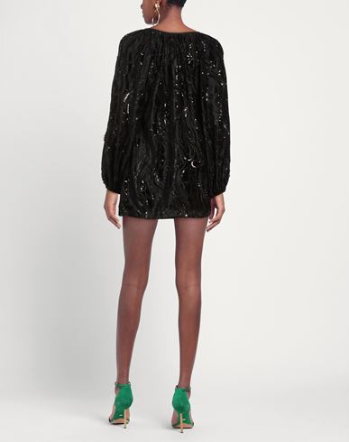 Woman Mini dress Black Size 8 Polyester, Elastane