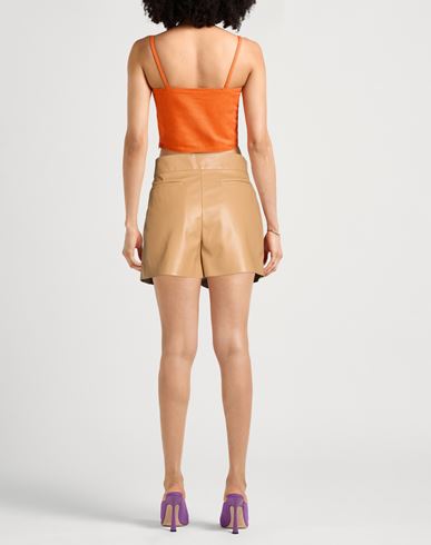 Woman Shorts & Bermuda Shorts Camel Size 4