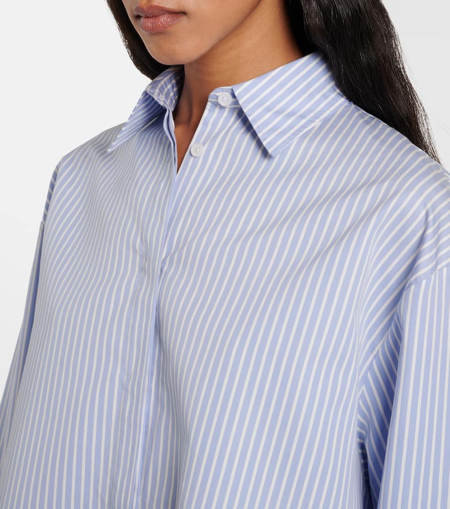 Isla striped cotton and silk shirt