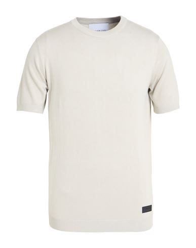 Man Sweater Light grey Size M Viscose, Nylon