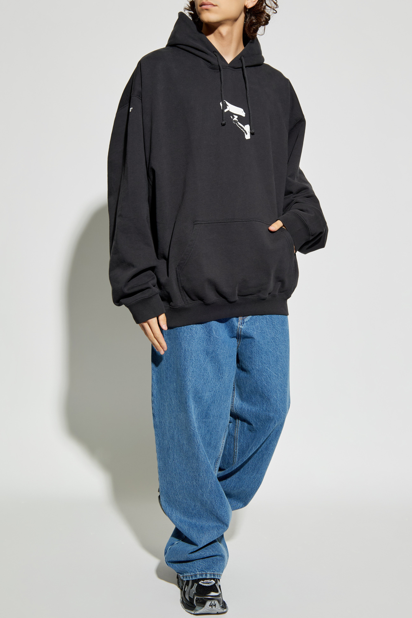 Jeans With Logo, Men's, Blue
