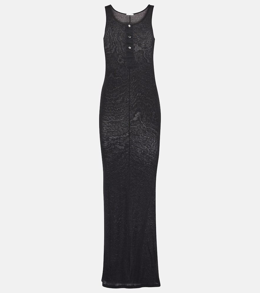 Knitted cotton maxi dress