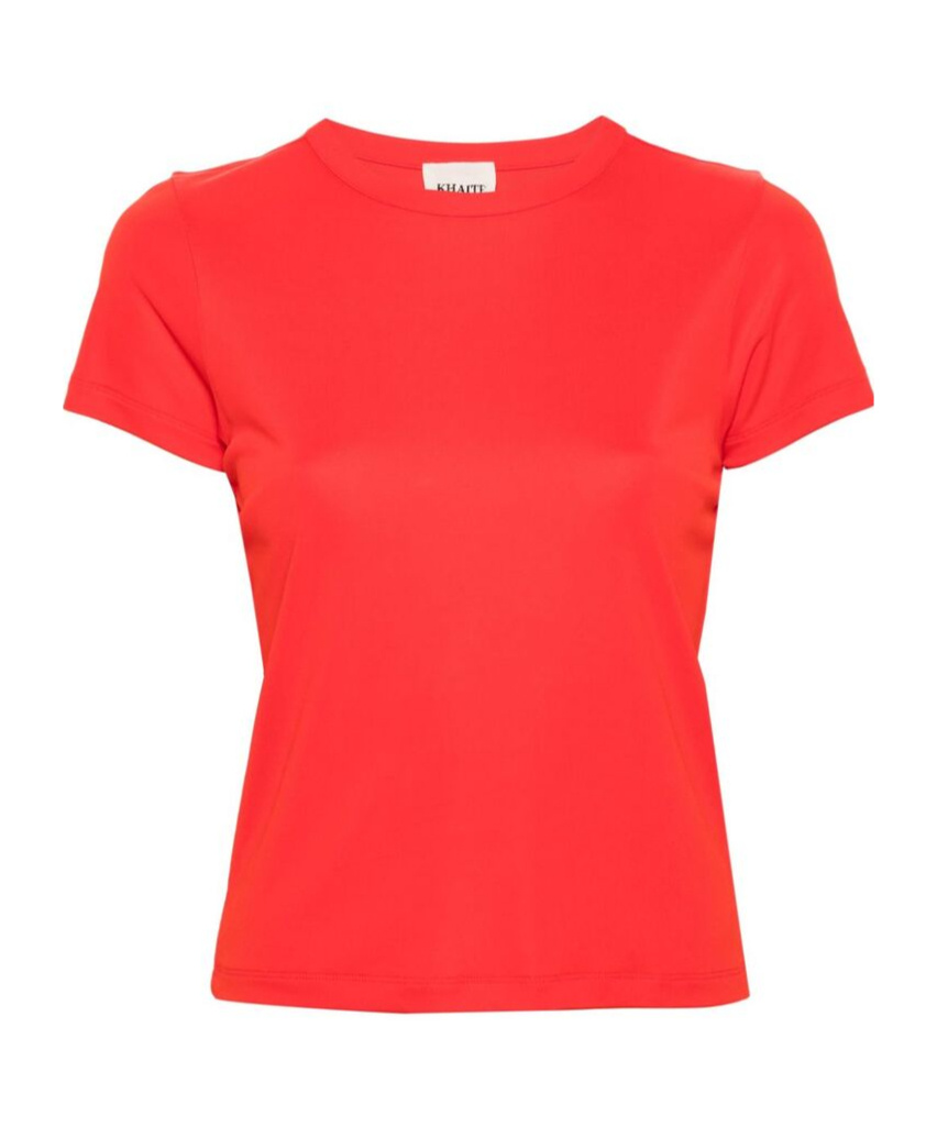 T-shirt with round neck and short sleeves