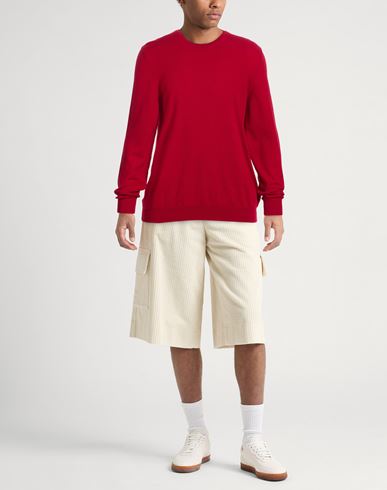 Man Sweater Red Size 40 Cashmere