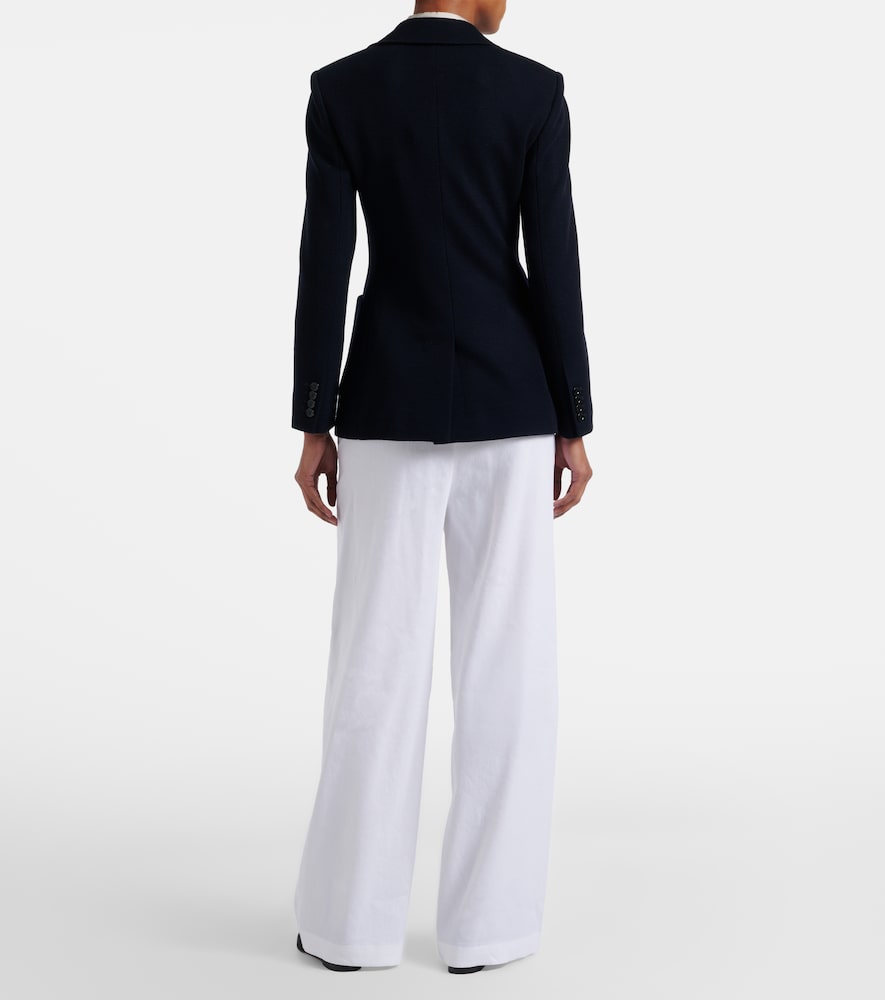 Destino linen-blend wide-leg pants