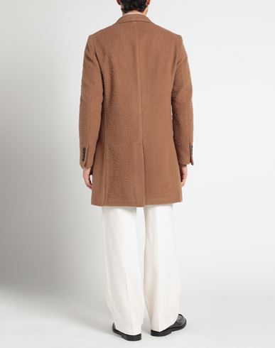 Patrizio Piscaglia Man Coat Camel Size 38 Wool, Polyamide