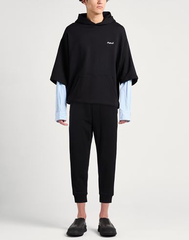 Man Pants Black Size M Cotton