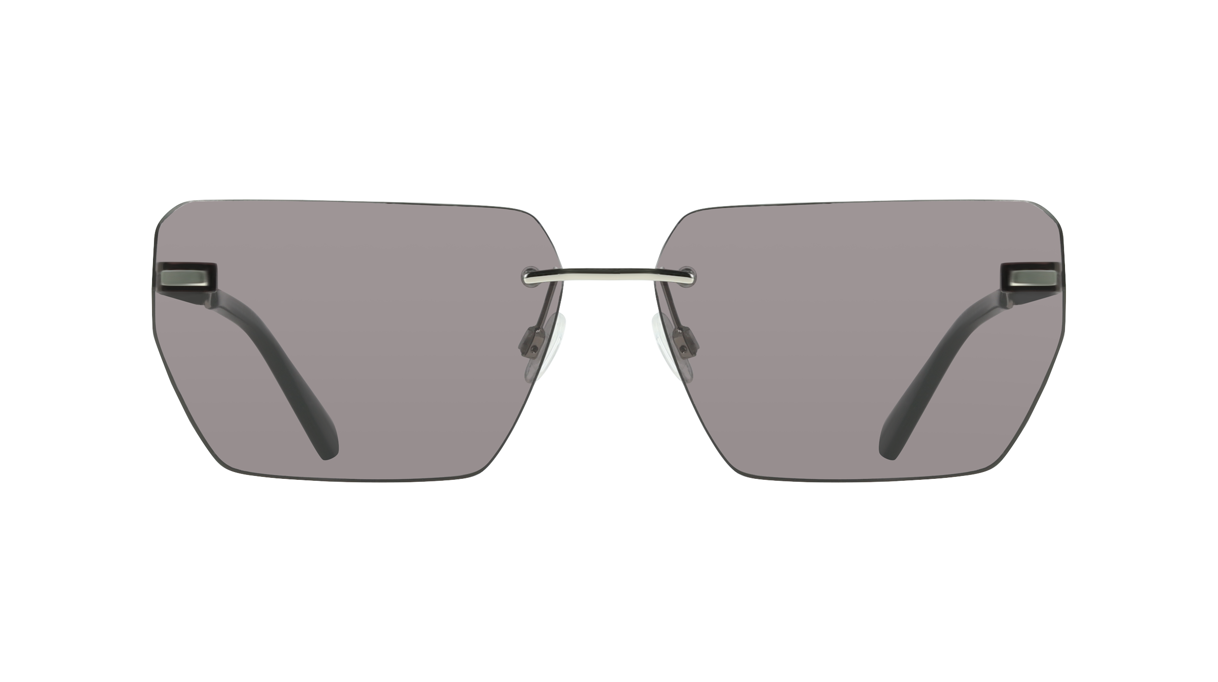 Calvin Klein Unisex Calvin Klein CKJ25207S 043 Sunglasses Metal Silver Grey Squared Norma