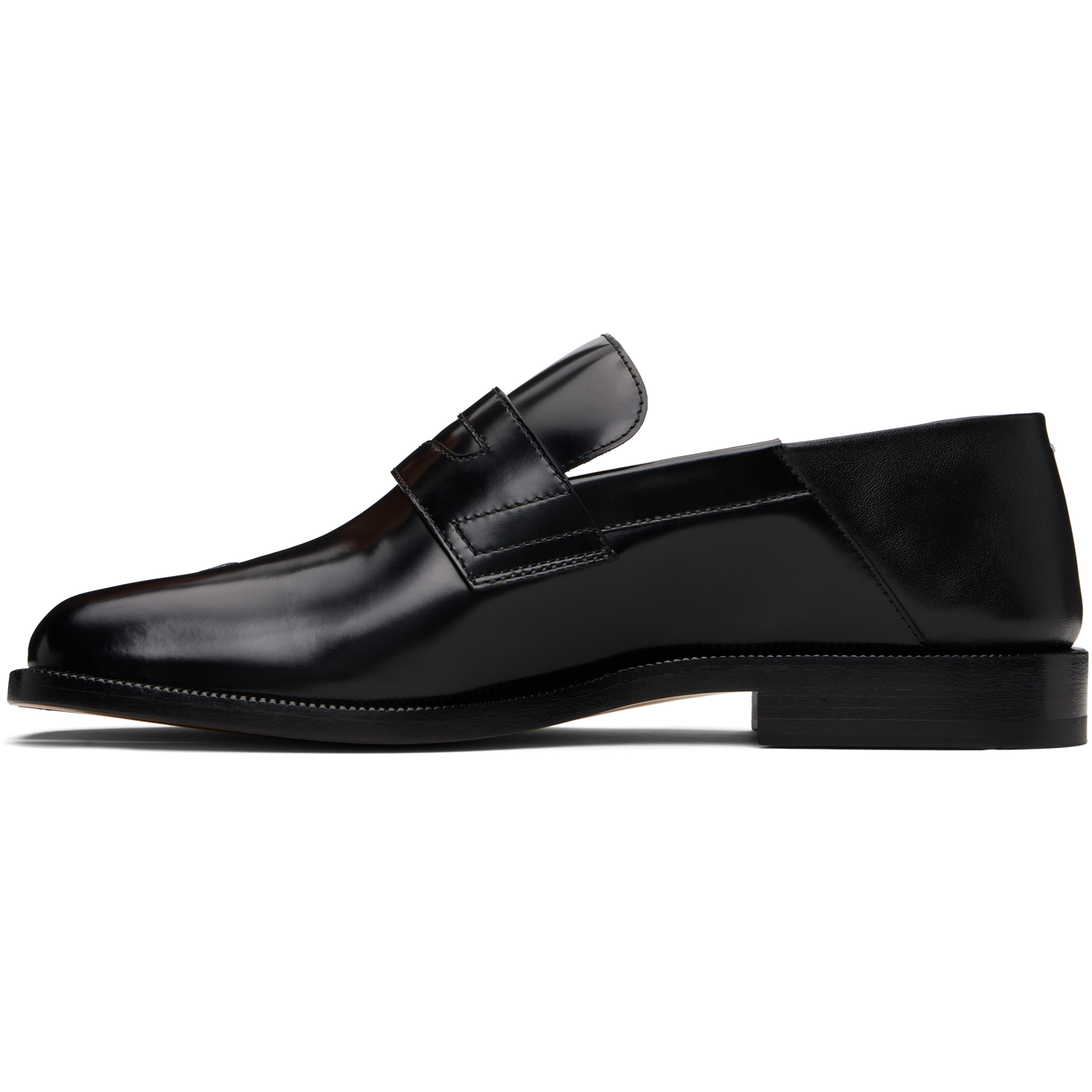Black Tabi Silp-on Loafers