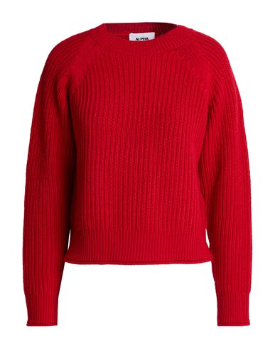 Woman Sweater Red Size 10 Merino Wool