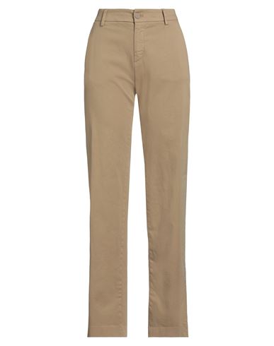 Mason's Woman Pants Camel Size 12 Cotton, Elastane