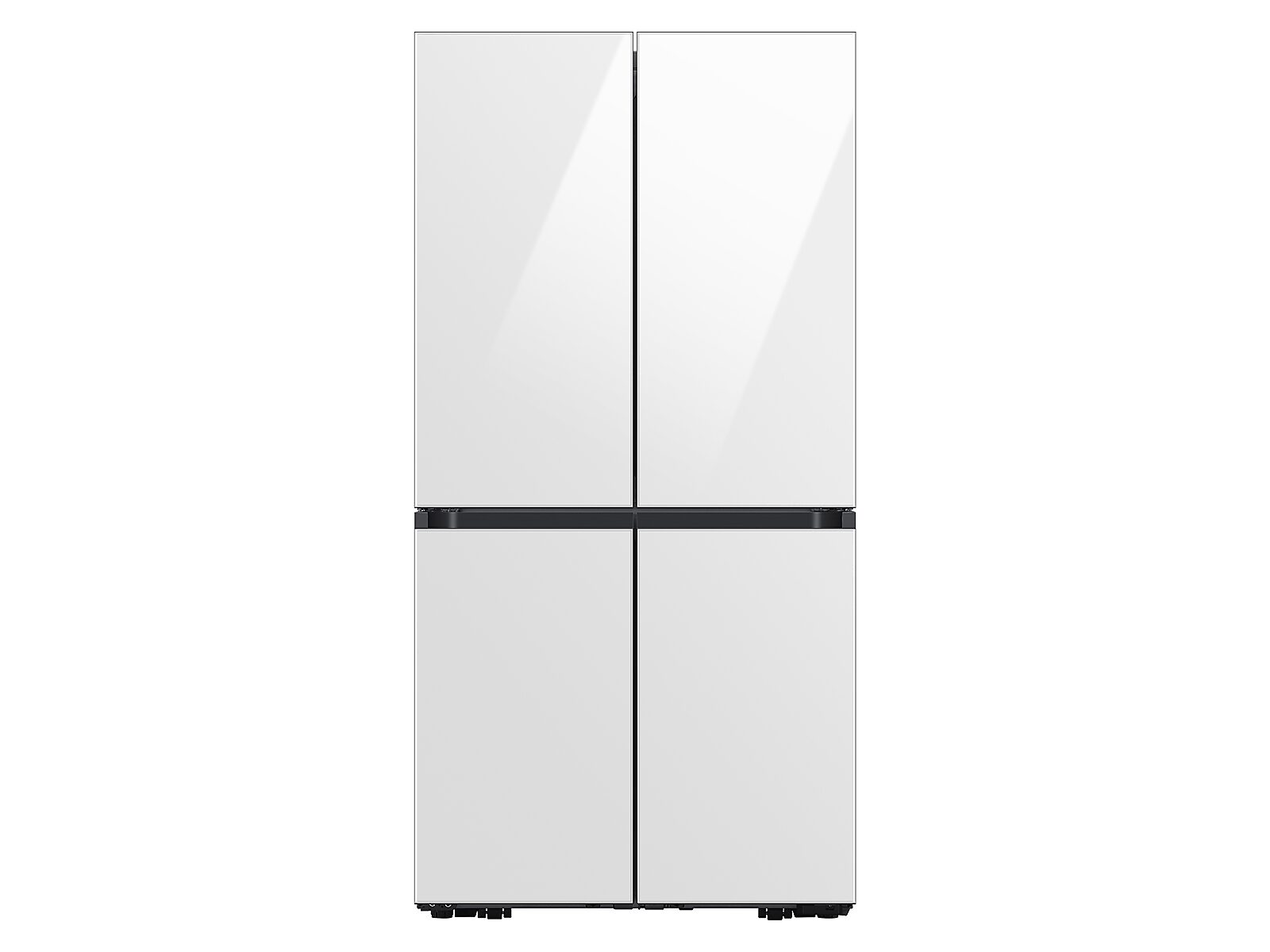 Bespoke 4-Door Flex™ Refrigerator Panel in White Glass - Top Panel(RA-F18DUU12/AA)