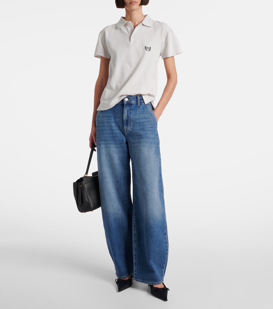 Bonnie high-rise wide-leg jeans