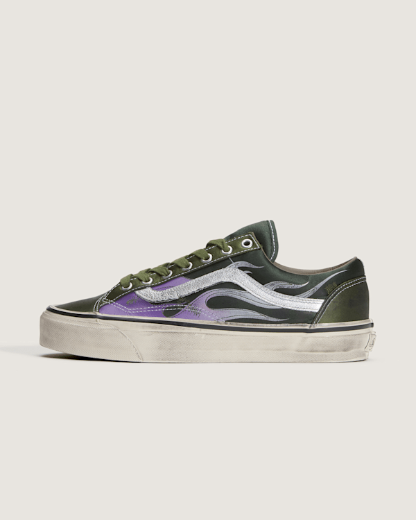 Vans - Premium Old Skool 36 Flames Shoes, Man, Green