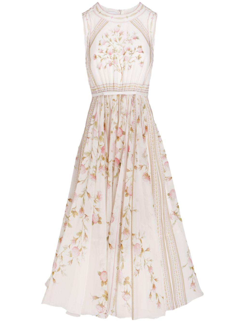 Papier Peint-print long dress - Neutrals