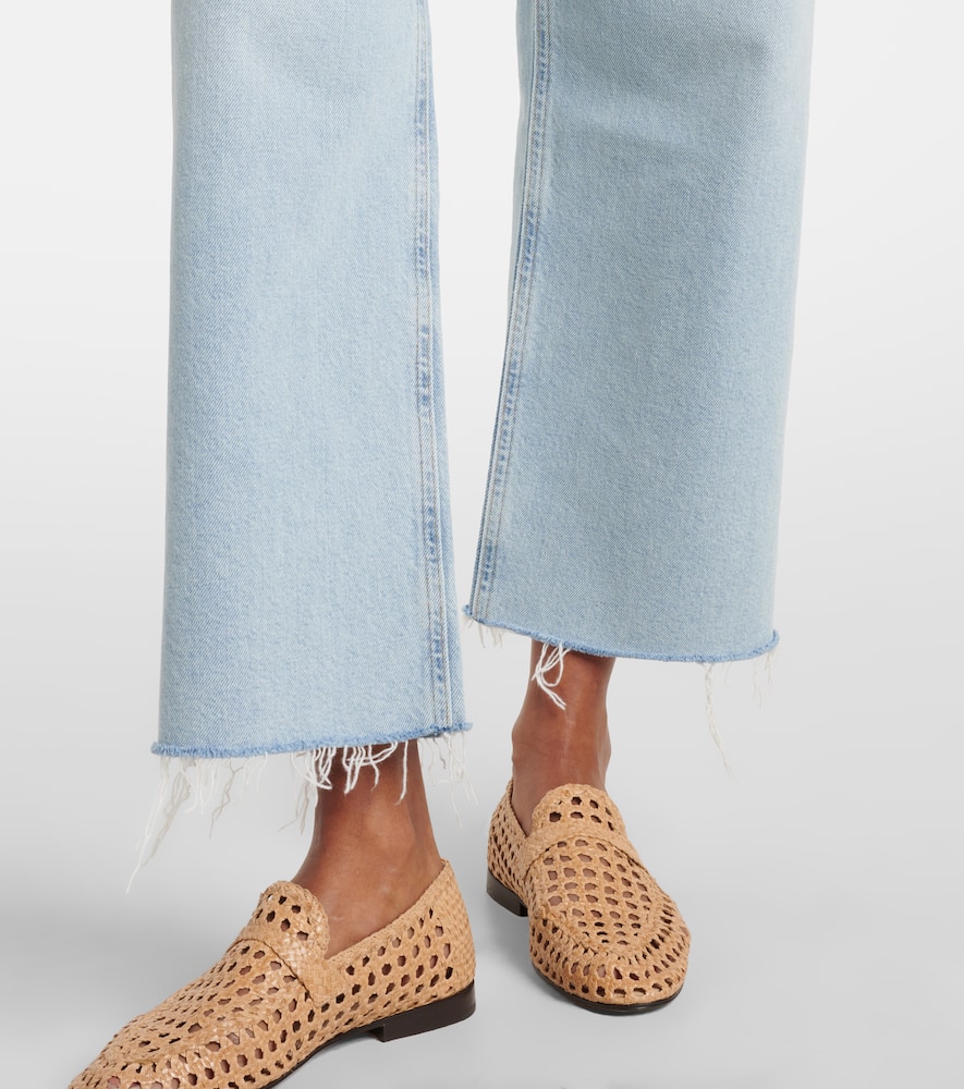 Ren high-rise wide-leg jeans