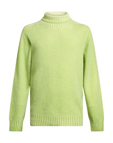 Man Turtleneck Light green Size 44 Merino Wool, Cashmere