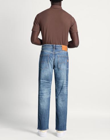 Man Jeans Blue Size 33 Cotton, Elastane