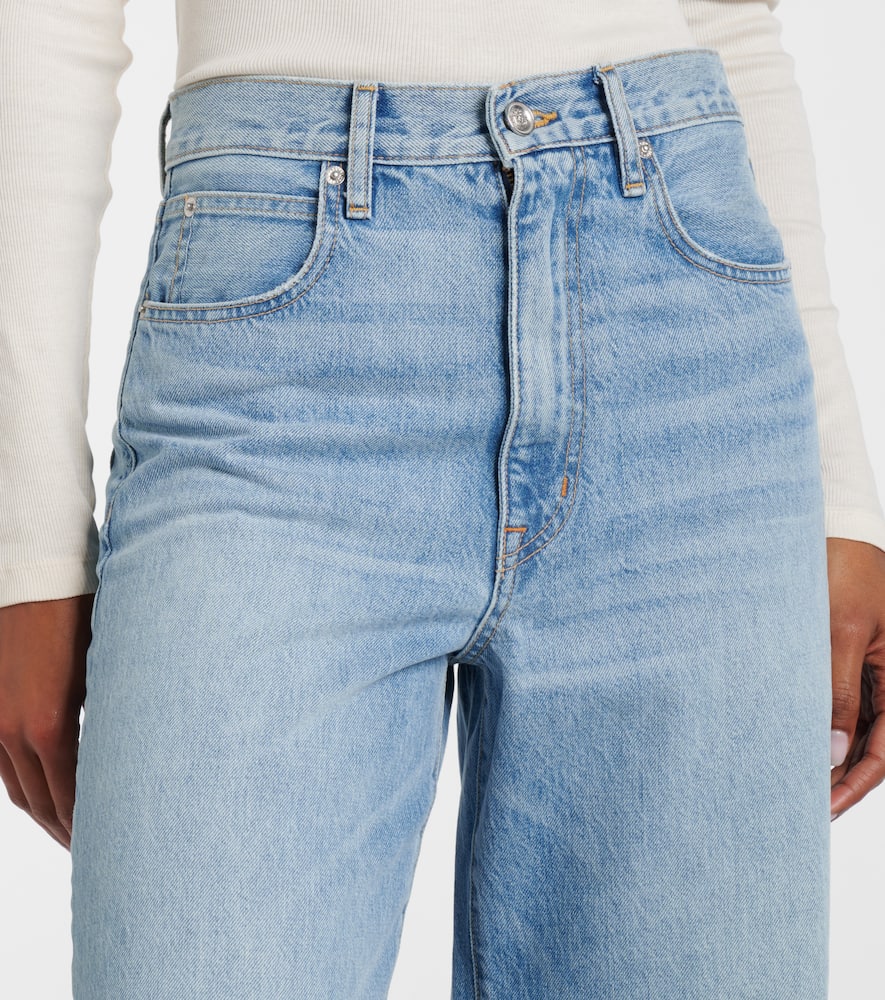Eva high-rise wide-leg jeans