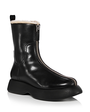 Mercer leather combat boots - Black
