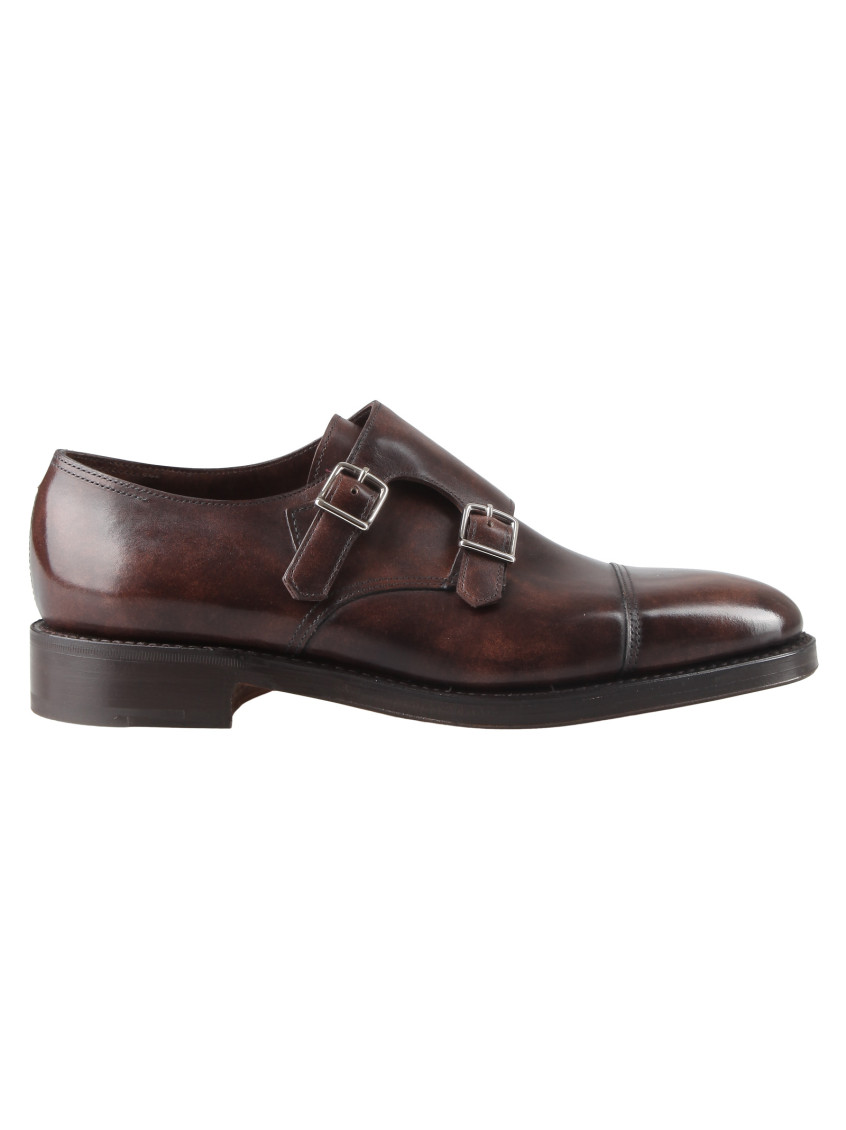 Dark Brown Monk Dress Shoes