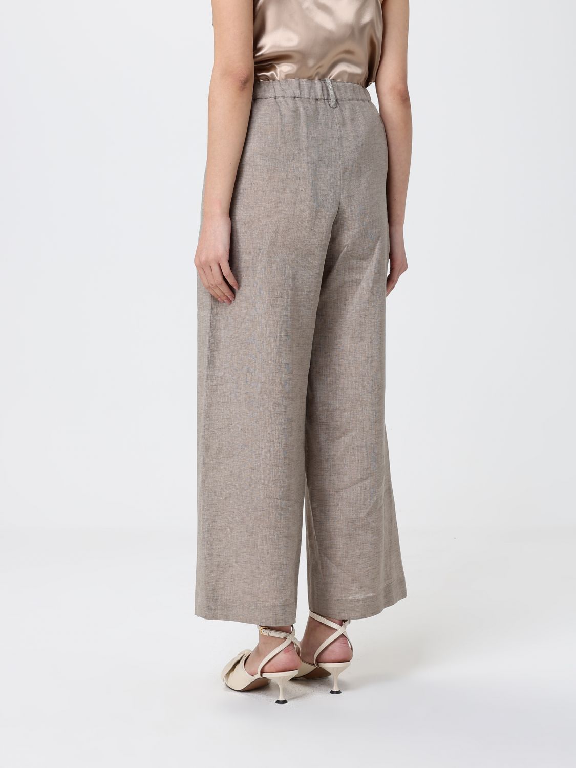 Pants Woman color Dove Grey