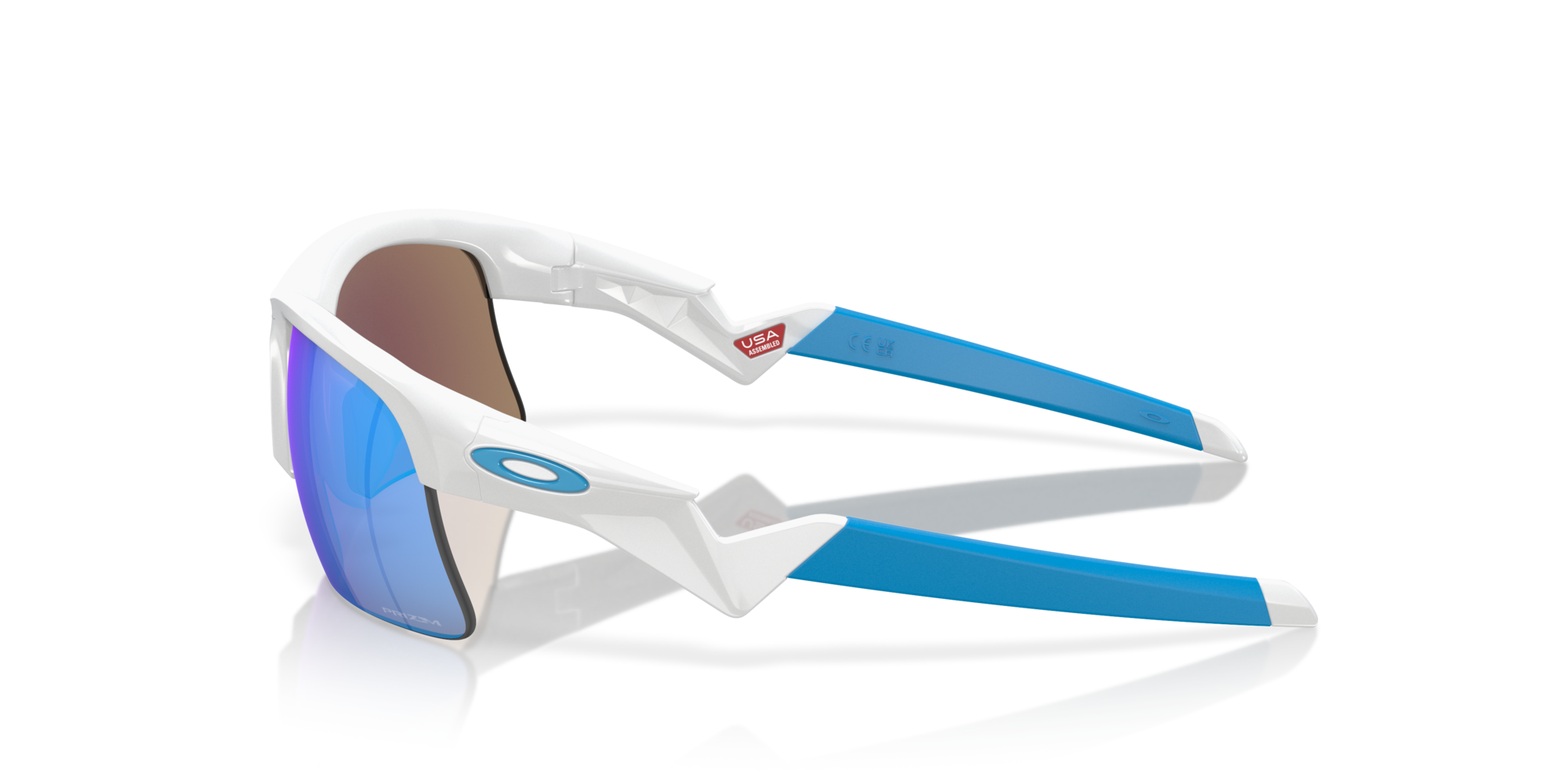 Oakley Kid Oakley OJ9013 CAPACITOR 901302 Sunglasses O_matter White Blue Squared Normal Priz