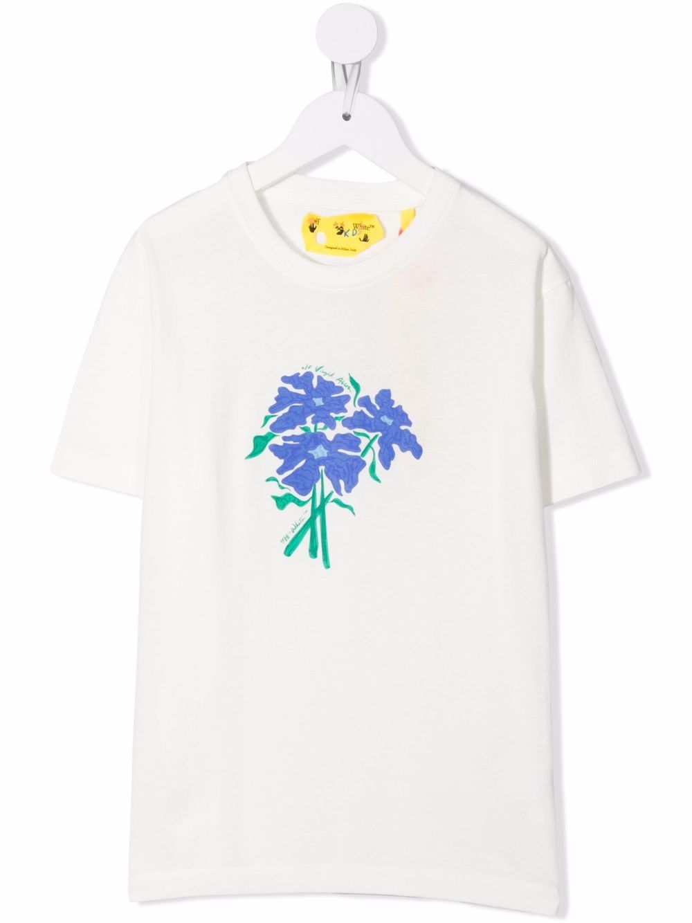 Lilac-print cotton T-Shirt