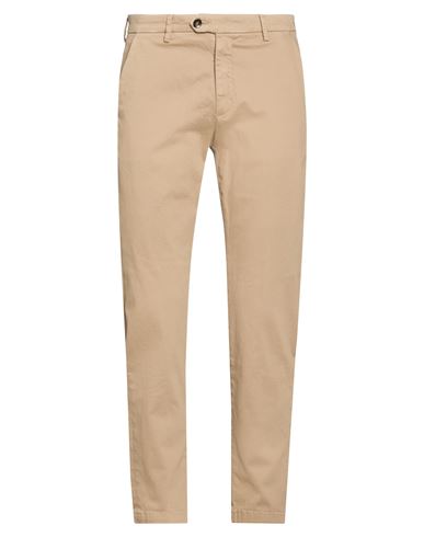Man Pants Beige Size 28 Cotton, Elastane