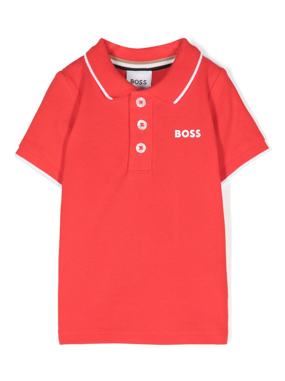 Logo-print polo shirt - Blue