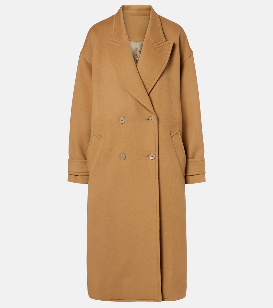 Winry wool and cashmere-blend coat