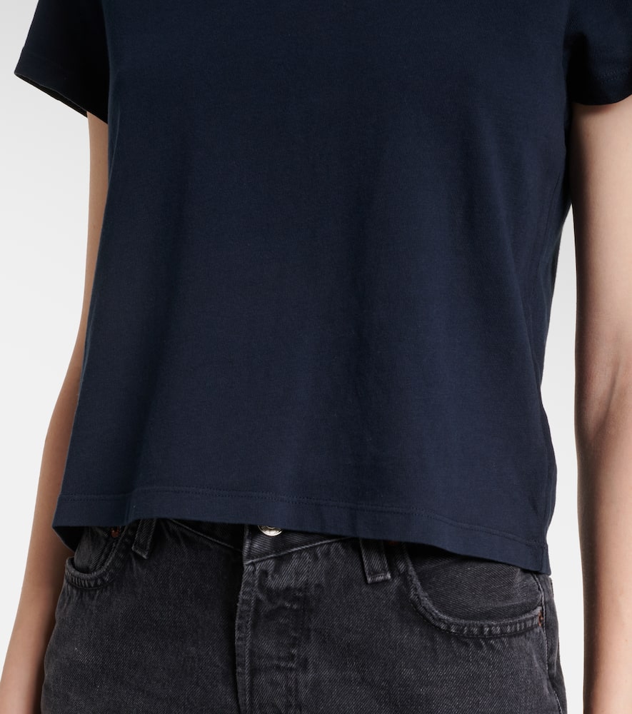 Agolde Adine Shrunken cotton jersey T-shirt