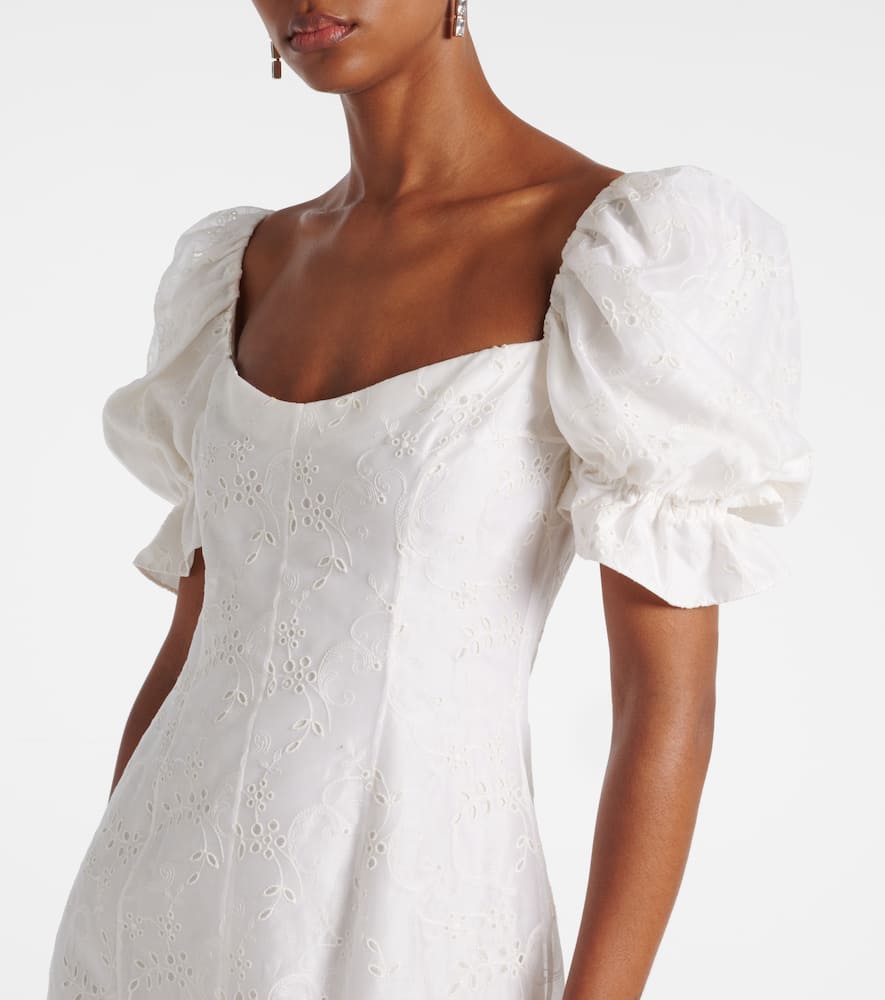 Isidore cotton and silk maxi dress