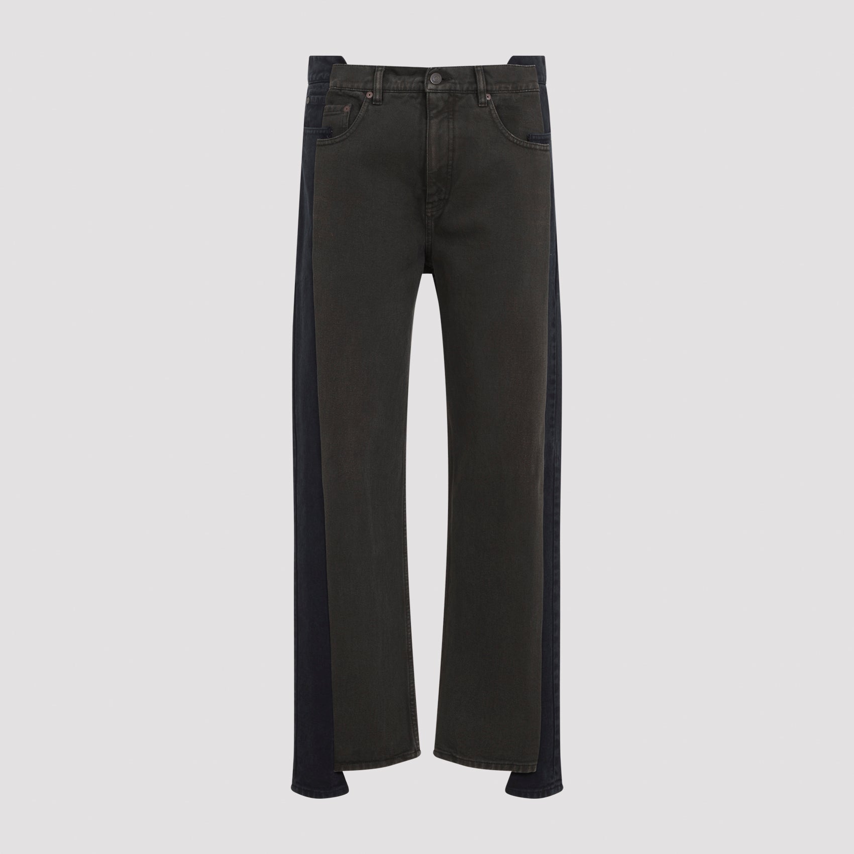 Spliced Cotton Trousers for Men