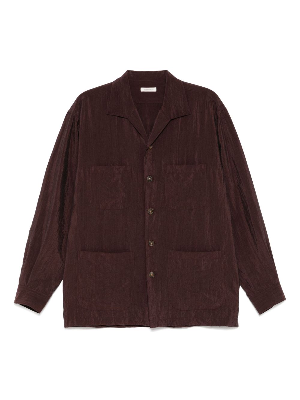 CALMLENCE classic open-collar shirt - Red