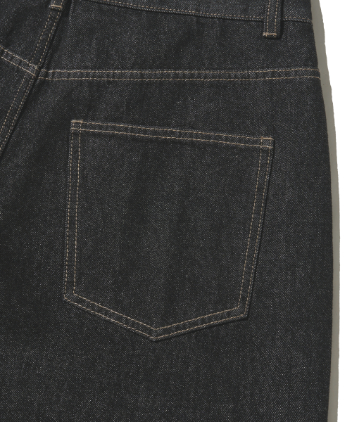 Damage Washed Denim Pants