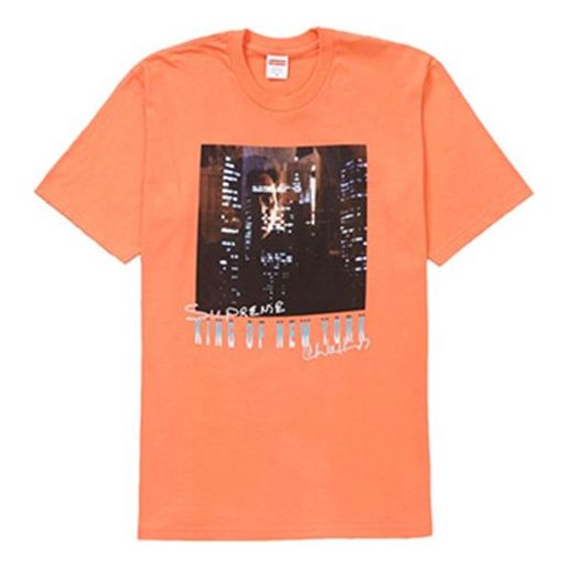 SS19 Christopher Walken King Of New York TeeNeon Orange