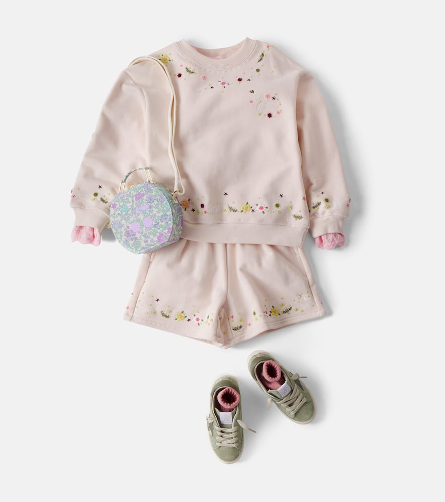 Cornelia cotton fleece shorts