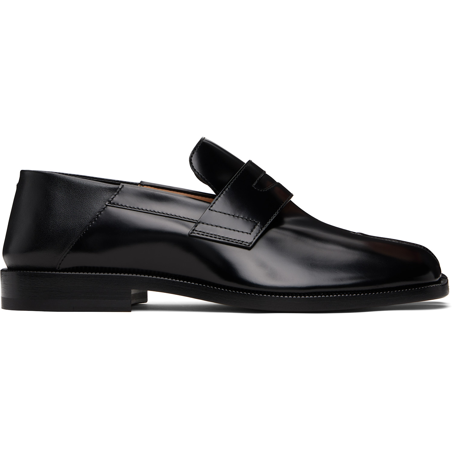Black Tabi Silp-on Loafers