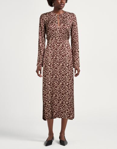 Caring Woman Midi dress Rust Size 2 Viscose