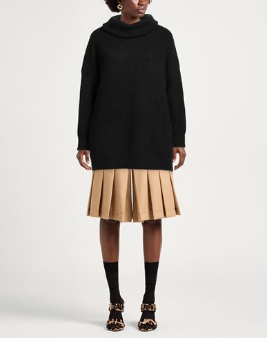 Woman Turtleneck Black Size ONESIZE Acrylic, Polyamide, Mohair wool