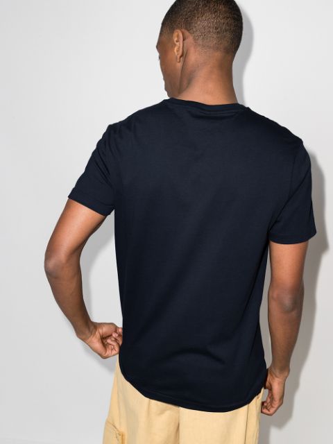 Logo-embroidered cotton T-shirt
