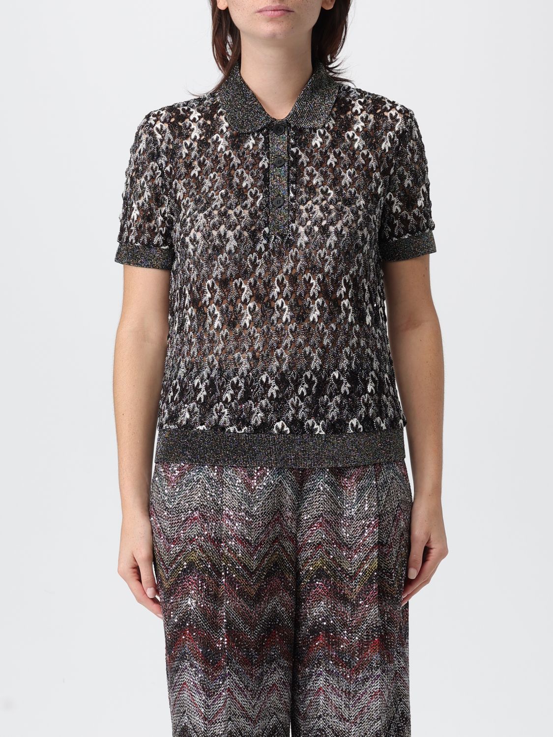 Polo Shirt Woman color Brown