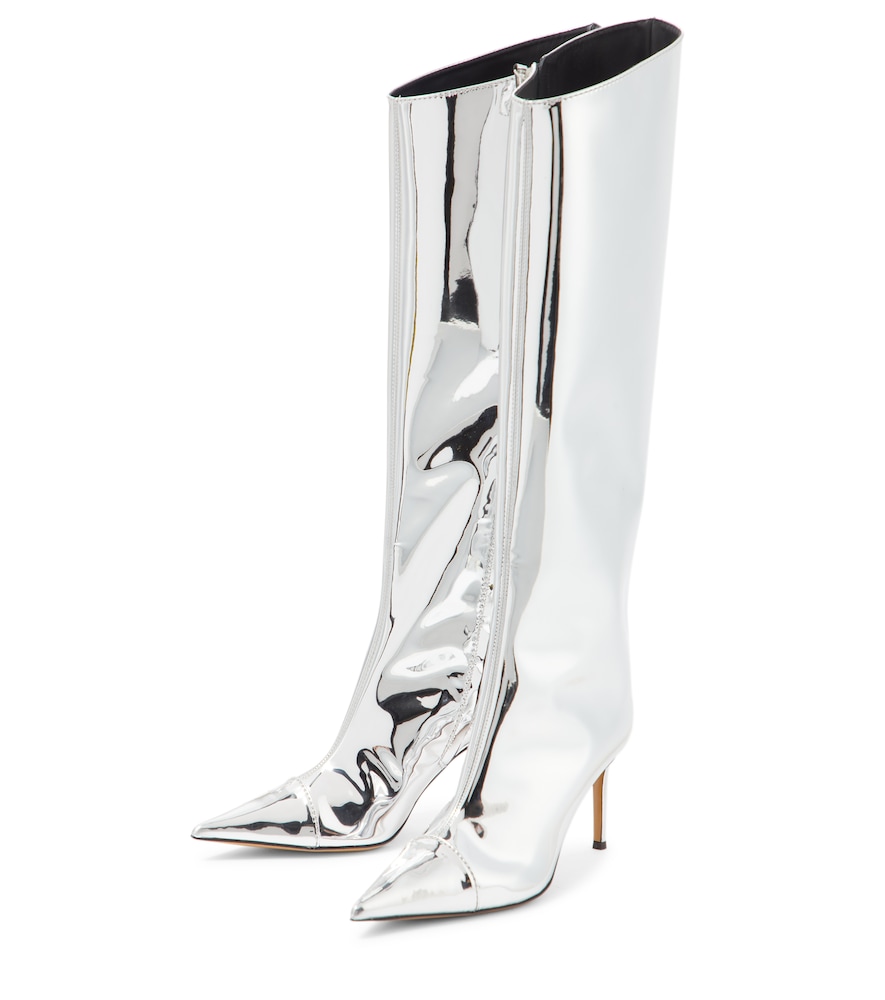 Alex 105 metallic knee-high boots