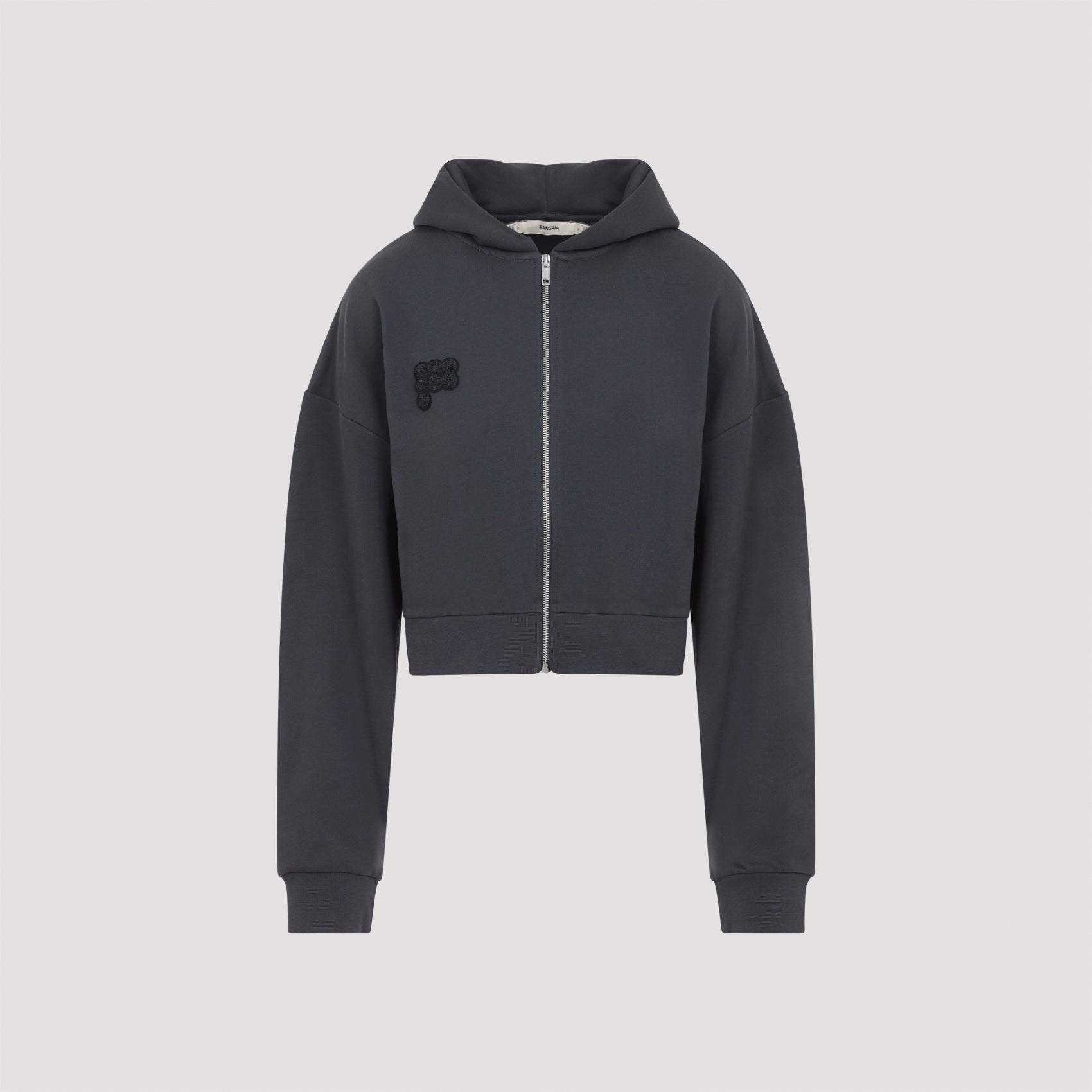 Womens Cropped Zip Up Hoodie