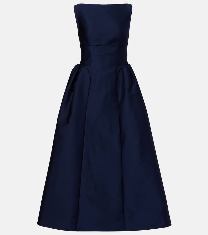 Taffeta midi dress