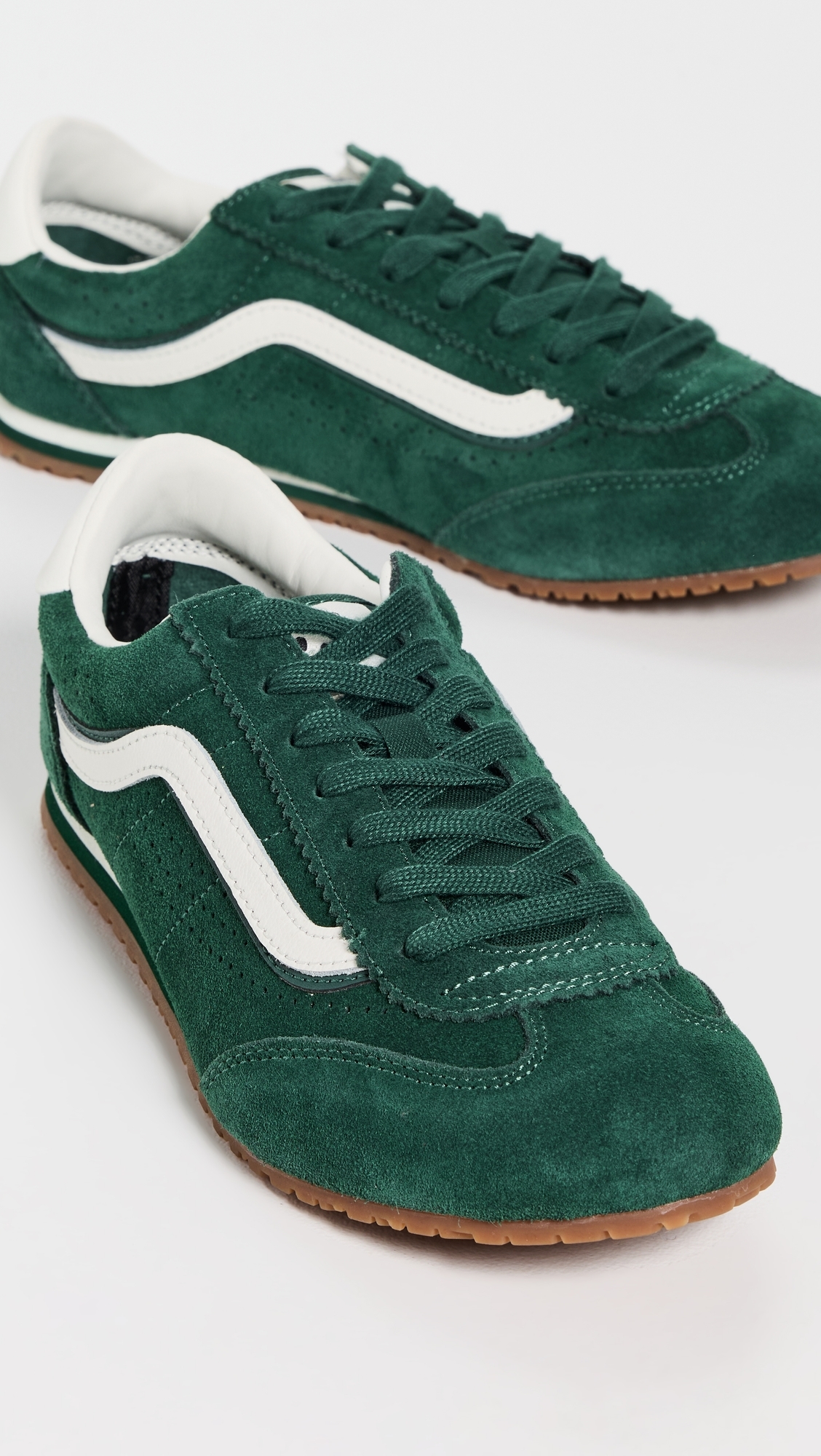 Super Low Pro Sneakers Suede Emerald Green W